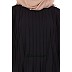 Pin-tuck abaya in Black color Pin-tuck abaya in Black color